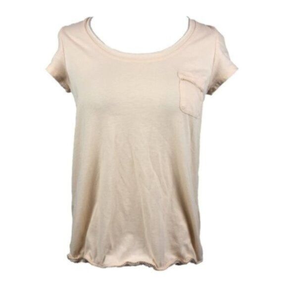 Selena Gomez Tissue neckline pocket tee - Picture 1 of 7